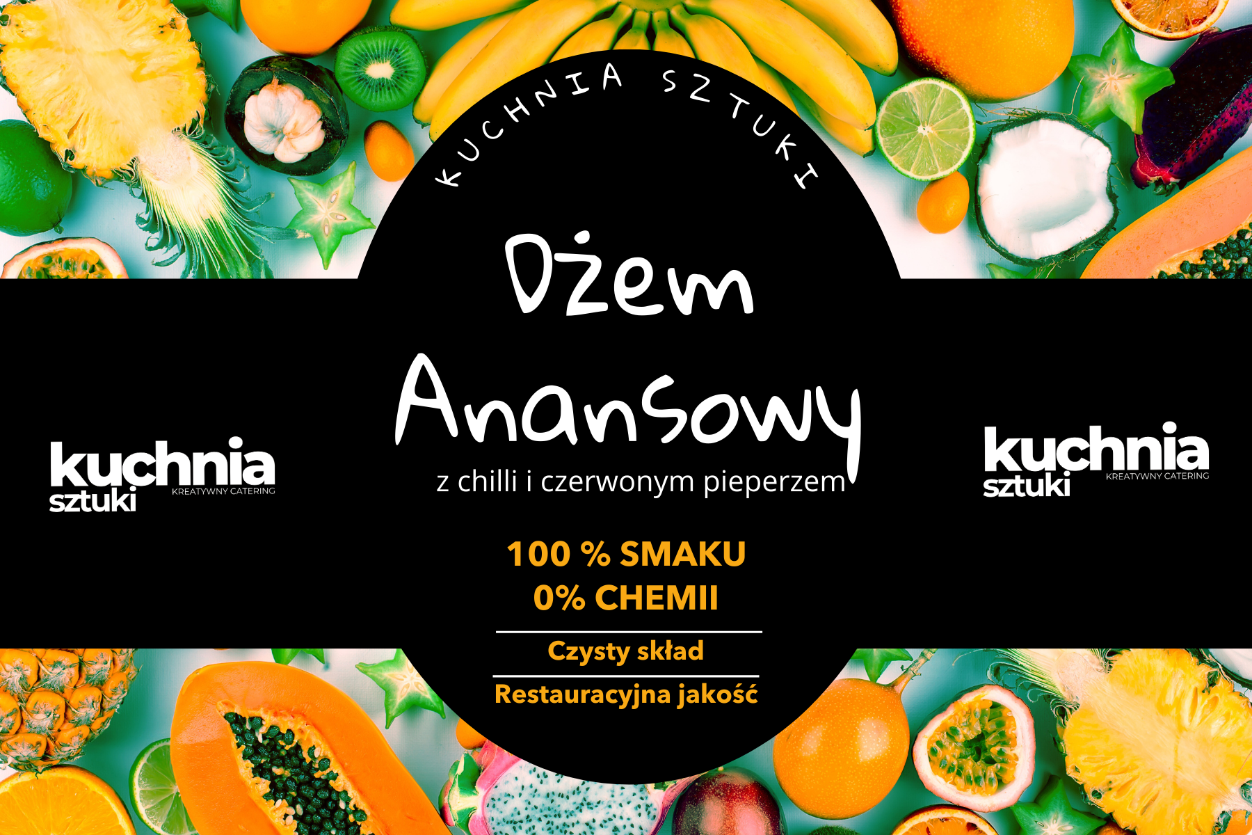 Ananas z Chilli i Czerwonym Pieprzem - obrazek 2