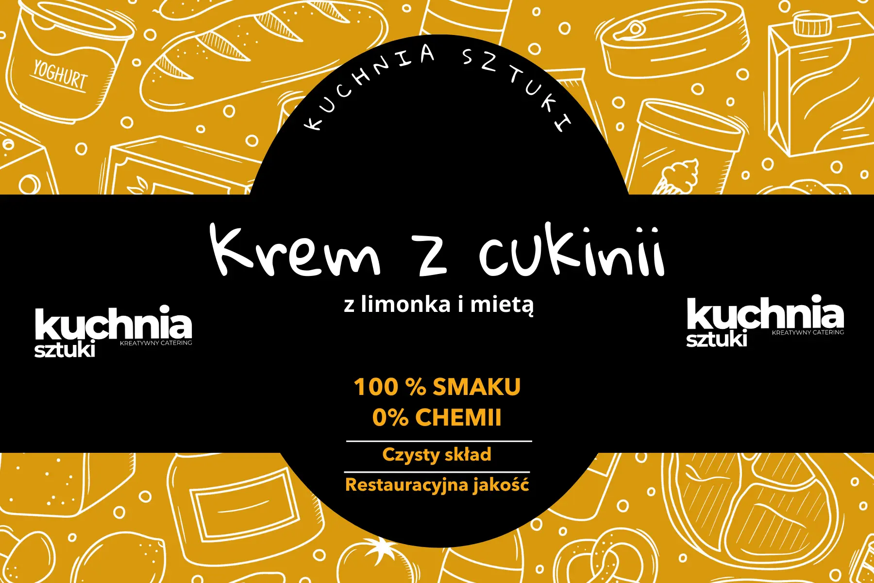 Aksamitny Krem z Młodej Cukinii z Limonką i Miętą - obrazek 2