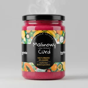 Malinowy Curd z Różą i Hibiskusem