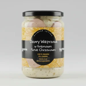 Ozory Wieprzowe w sosie chrzanowym